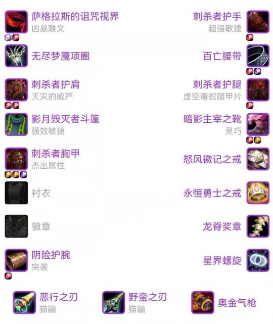 秒伤2680 P3盗贼最高跑分配装 秒伤2680 P3盗贼最高跑分配装